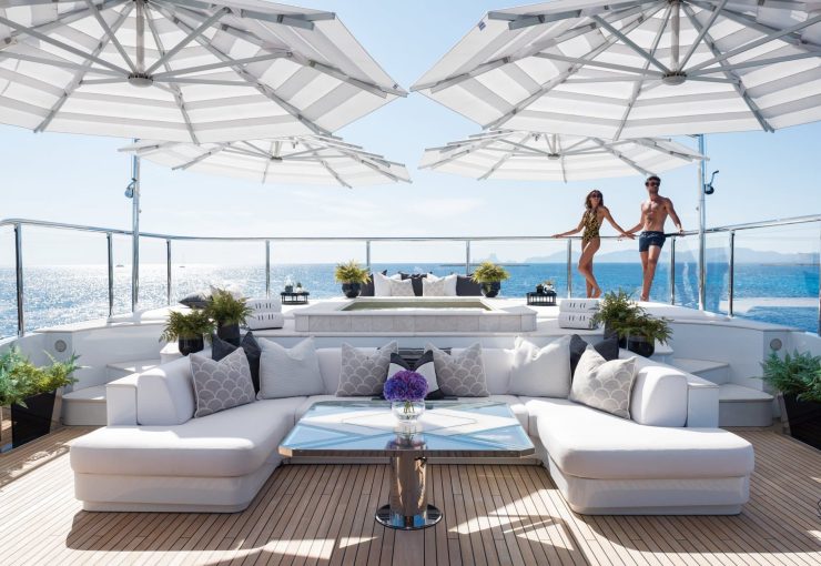 Parasol de luxe GardenArt Evolution Yachting line