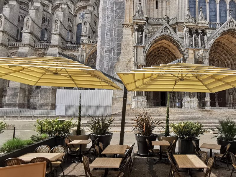 giglio laterale grand parasol professionnel double