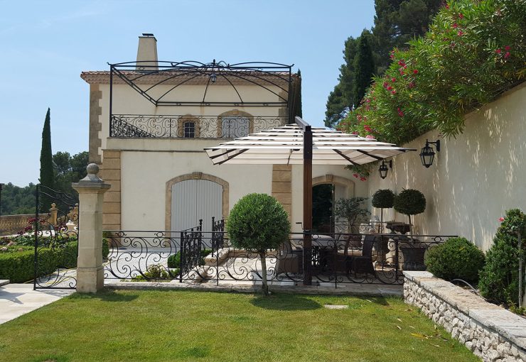 grand parasol de terrasse sirio anti vent