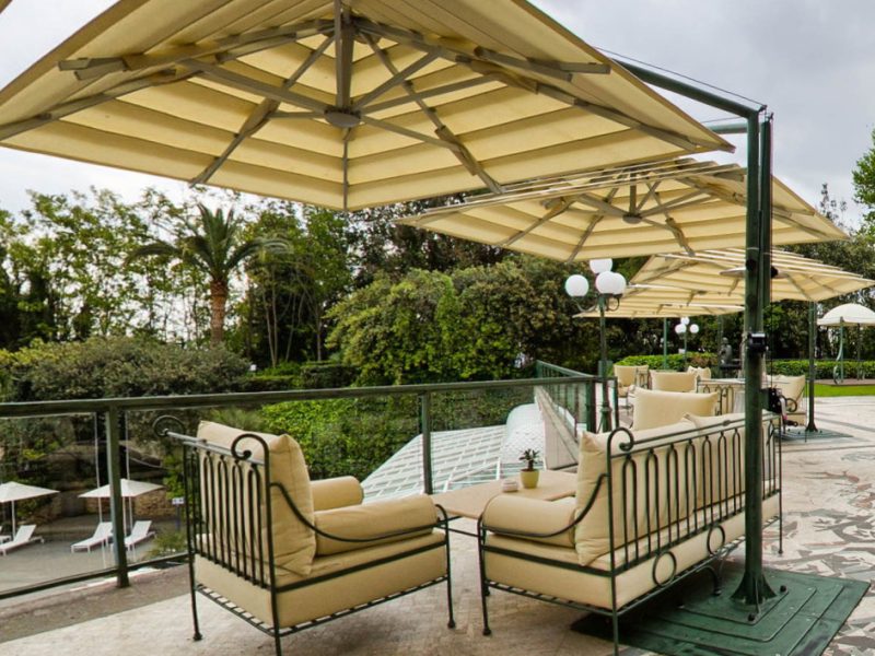 parasol double giglio lusso grand hotel